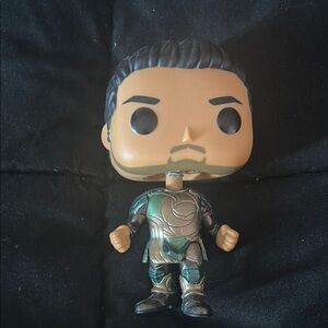 Funko Action Figure with Green and Black Armor